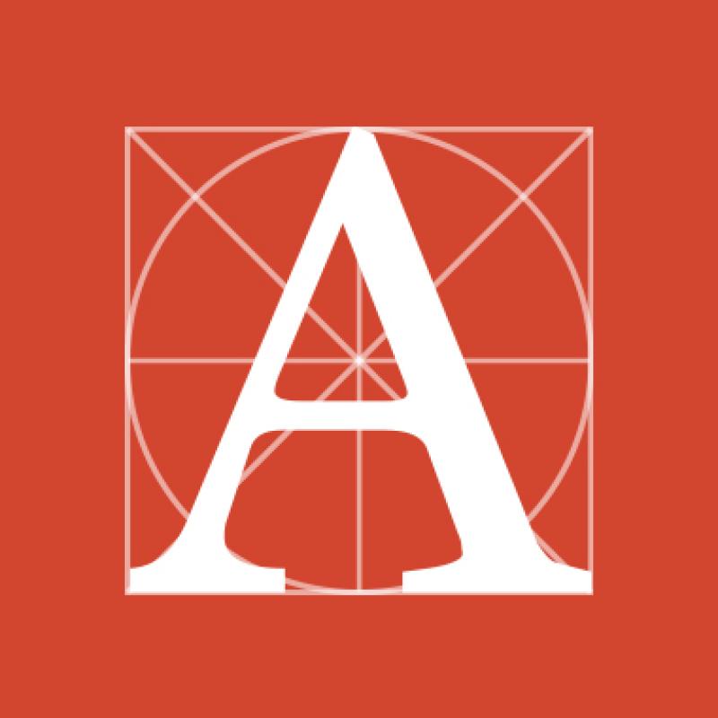 Logo Analisi - A amb marques de disseny.